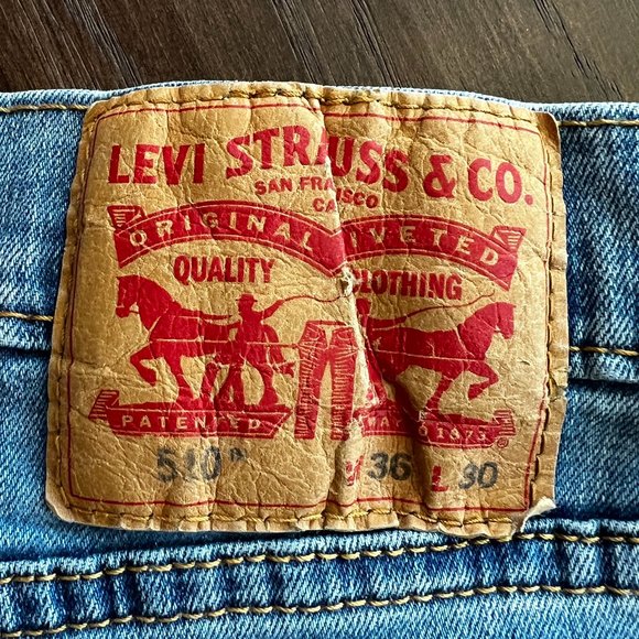 Gently Worn, but Lovingly Cared For, Men's 510 Slim Fit Skinny Leg Jeans - Picture 3 of 16